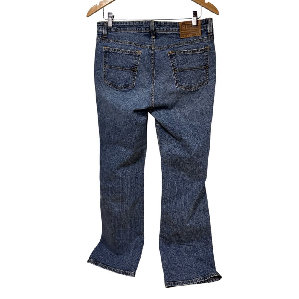 Polo Jeans Ralph Lauren Womens Medium Wash Bootcut‎ Denim Pants 12X30 #419 - Picture 2 of 9